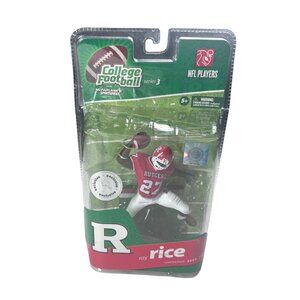 Ray Rice Action Figure Rutgers NCAA McFarlane College Footbal Series 3 Exclusive